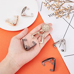 6 шт. 3-х цветные железные накладки на подносок&nbsp;FIND-GF0003-88