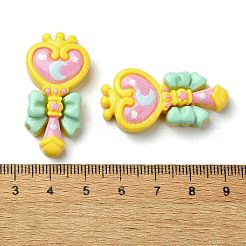 Тема игрушки непрозрачная смола декодирует кабошоны&nbsp;RESI-S392-01C