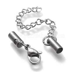 Rallonge de chaîne gourmette en acier inoxydable 304 résistant au ternissement&nbsp;STAS-K195-29P-01