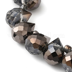 Стеклянные бусины с гальваническим покрытием &nbsp;EGLA-D030-17G