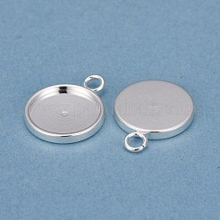 201 pendentifs en acier inoxydable sertis de cabochons&nbsp;STAS-I137-02B-S