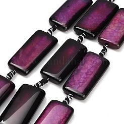 Chapelets de perles veines de dragon en agate naturelle&nbsp;GG-CBA2A74-01A