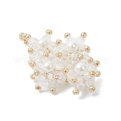 Подвески из имитированного австрийского хрусталя и стеклянных бусин&nbsp;PALLOY-MZ01060-02