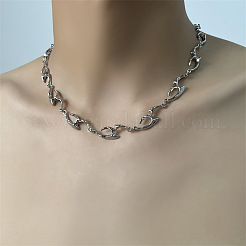 Ожерелья из цепочек неправильной формы из сплава хирургической нержавеющей стали 316L&nbsp;FS-WG172B5-01-1