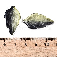 Двухцветные стеклянные подвески&nbsp;GLAA-A011-21D