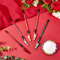 5 шт. 5 стиля железный и 201 нержавеющая сталь ювелирный вспомогательный инструмент зажим для браслета&nbsp;AJEW-SC0003-35