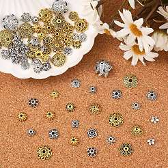 100шт 20 стиля колпачки из сплава в тибетском стиле&nbsp;TIBE-YW0001-85