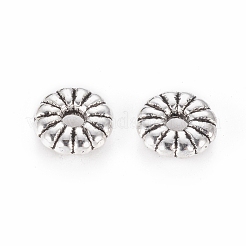 Perline di distanziatore stile tibetano&nbsp;TIBEB-LF0720YKG-AS-LF