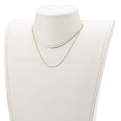 Латунь кабель цепи ожерелье материалы&nbsp;NJEW-JN03384