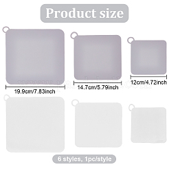 6 шт. 6 стили ПВХ-заглушек для ванны&nbsp;AJEW-GO0001-25