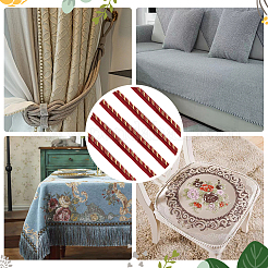 Отделка витого шнура из полиэстера&nbsp;OCOR-WH0071-044A-03