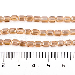 FilI di perline in vetro placcato&nbsp;EGLA-D031-01T