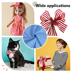 1 шт. хлопчатобумажной ткани с полосатым узором&nbsp;DIY-DR0002-63B