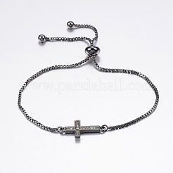 Bracciali in ottone regolabili&nbsp;BJEW-P200-11