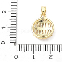 Латунные микро проложить кубического циркония подвески&nbsp;KK-D357-40G