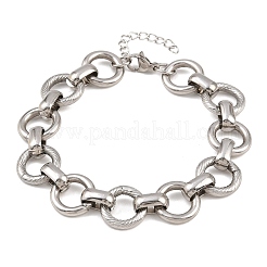 Браслеты-цепочки из нержавеющей стали 304 для женщин&nbsp;BJEW-Z154-01P