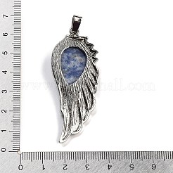 Натуральные синие пятна яшмы большие кулоны&nbsp;G-G112-02AS-11