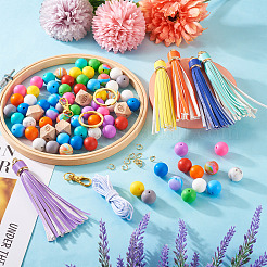 Kit de fabrication de bracelet porte-clés bricolage&nbsp;DIY-TA0004-20