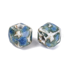 Cuentas de porcelana vintage hechas a mano&nbsp;PORC-N013-18-07