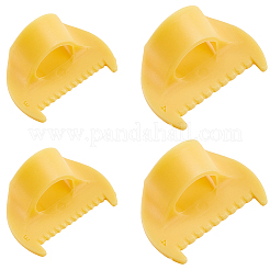 4 Stück 2 Arten Kunststoff-Nähschablonenlineal&nbsp;DIY-CL0001-27A