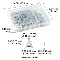 200 шт. 26 подвески из нержавеющей стали 201&nbsp;STAS-FS0001-44