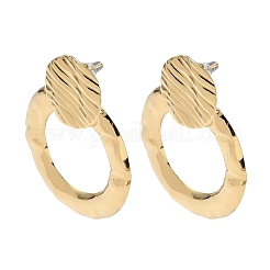 Серьги-гвоздики из нержавеющей стали 304&nbsp;EJEW-K268-63G