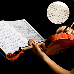 Клип для партитуры фортепиано с акрилом&nbsp;AJEW-WH20048-64