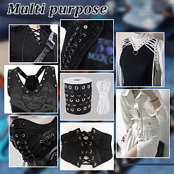 10 ярд хлопчатобумажной ленты для пуговиц&nbsp;DIY-OC0012-97