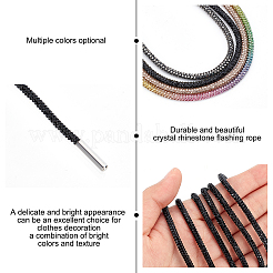 Хлопок со стразами DIY-WH0268-12F