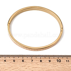 Браслеты из нержавеющей стали 304 с эмалью&nbsp;BJEW-D408-32G