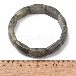 Bracelets extensibles rectangulaires en perles de labradorite naturelle pour femmes et hommes&nbsp;GG-CBA9ACE-C09