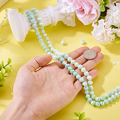 2 нити 2-х цветные антикоррозийные гальванические стеклянные бусины&nbsp;GLAA-TA0003-67