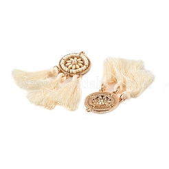 Pendentifs grands en alliage émaillé à pompon&nbsp;AL-CBA75EE-05KCG