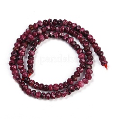 Chapelets de perles de jade blanche naturelle&nbsp;G-Z069-01R