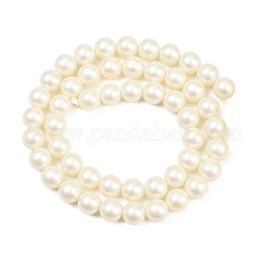 Vidrio esmerilado de perlas hebras de abalorios&nbsp;GLAA-A044-08A-02