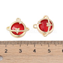 Goldene Messinganhänger&nbsp;KK-L218-001G-01