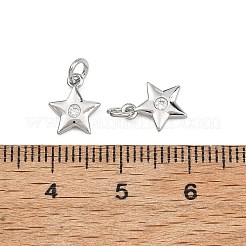 Shegrace Messing-Anhänger mit Mikropavé-Fassung aus klaren Zirkonia&nbsp;XGRQ2O468-430P