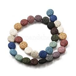 Бусы из натуральной лавы&nbsp;G-I034-A01-01C