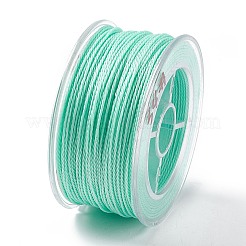 Cordon rond en polyester ciré&nbsp;YC-C001-01A-34