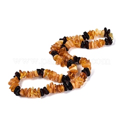 Collane di perline di ambra naturale&nbsp;NJEW-N064-07