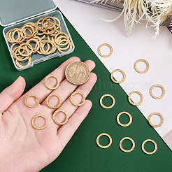 50 шт. латунные соединительные кольца в тибетском стиле&nbsp;KK-PH0004-06