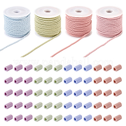 Набор для изготовления резинок для волос цвета макарон своими руками&nbsp;DIY-TA0004-55