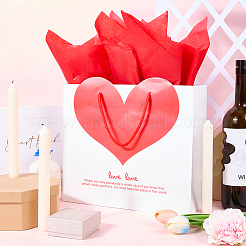 1 шт. бумажные пакеты с принтом в виде сердец на тему Дня святого Валентина&nbsp;ABAG-SP0001-11A