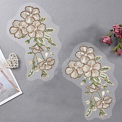 2 x Blumen-Aufnäher für Kleidung.&nbsp;DIY-GF0012-86A