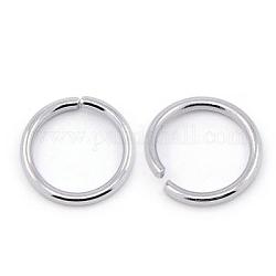 Alloy Jump Rings, Open Jump Rings, Platinum, 13x1.5mm, Inner Diameter: 10mm, Hole: 10mm