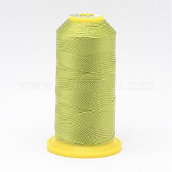 Filo da cucire di nylon, giallo verde, 0.6mm, circa 300m/rotolo