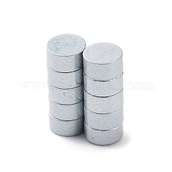 Flat Round Refrigerator Magnets, Office Magnets, Whiteboard Magnets, Durable Mini Magnets, Platinum, 3x1.5mm