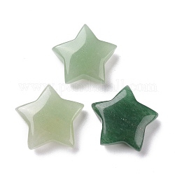 Perles vertes en aventurine naturelles, sans trou, étoiles du nord, 24x25x8mm