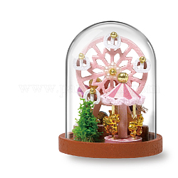 Miniatur-Glockendekorationen zum Selbermachen, für Puppenhauszubehör, das Requisitendekorationen vortäuscht, Vergnügungspark, 26x45 mm