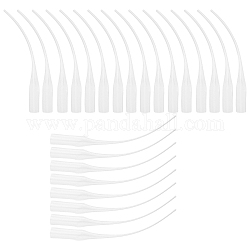 Одноразовые пластиковые пипетки для переноса, белые, 70~80x5 мм, отверстие : 3.5 мм